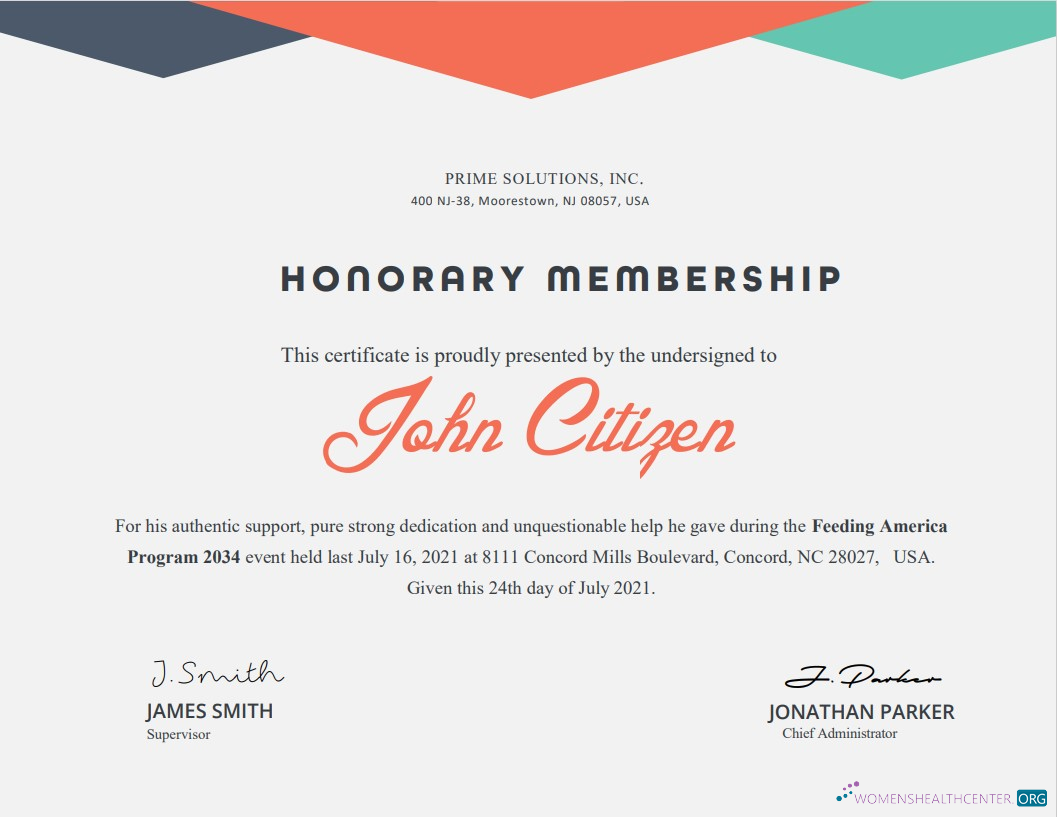 Download USA Honorary cert Photoshop template